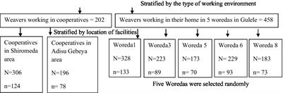 Prevalence of low back pain and its associated factors among traditional cloth weavers in Gulele sub-city, Addis Ababa, Ethiopia